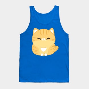 Orange Cat Tank Top